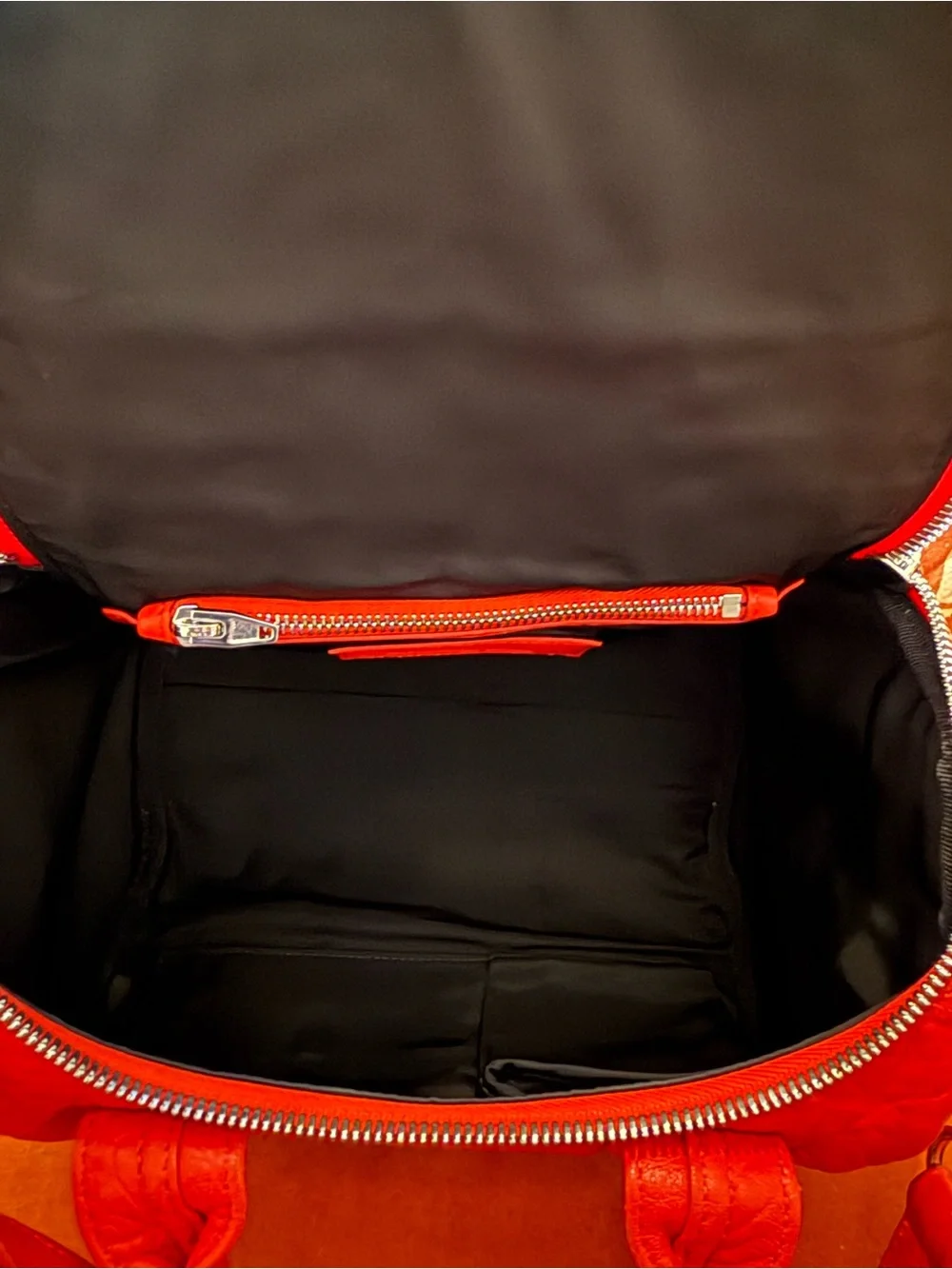 Alexander Wang Red Pebbled Leather Crossbody Satchel Rocky